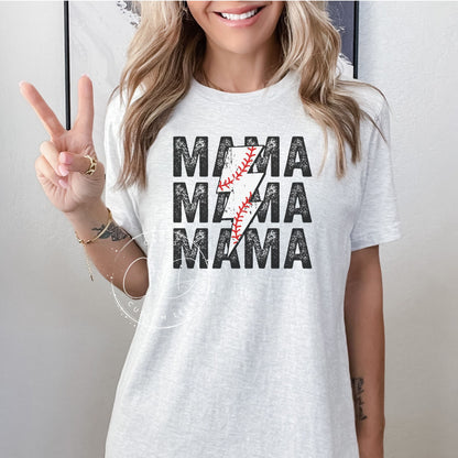 Baseball Mama Bolt Graphic Tee