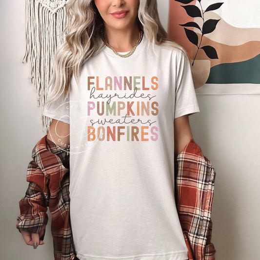 Fall Words Graphic Tee