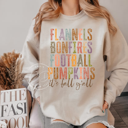 It's Fall Yall Graphic Sweatshirt