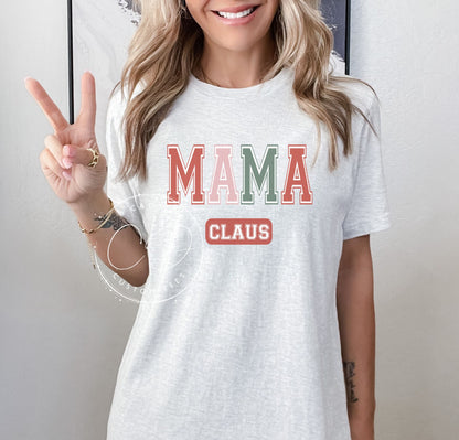 Mama Claus Christmas Graphic Tee