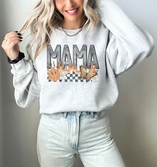 Mama Flame Graphic Sweatshirt