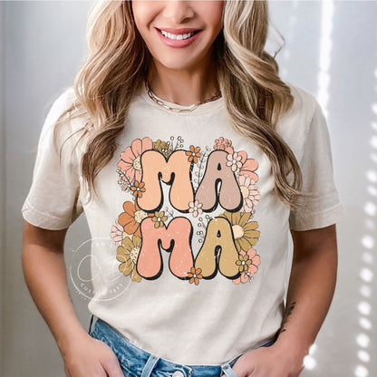 Mama Floral Graphic Tee