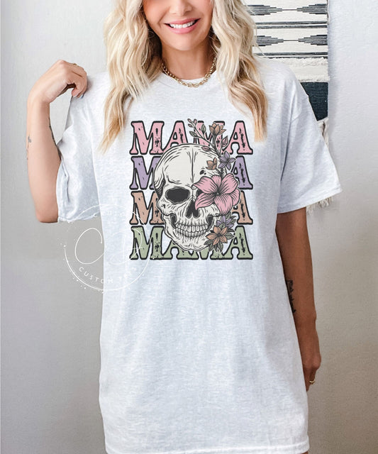 Mama Skull Graphic Tee