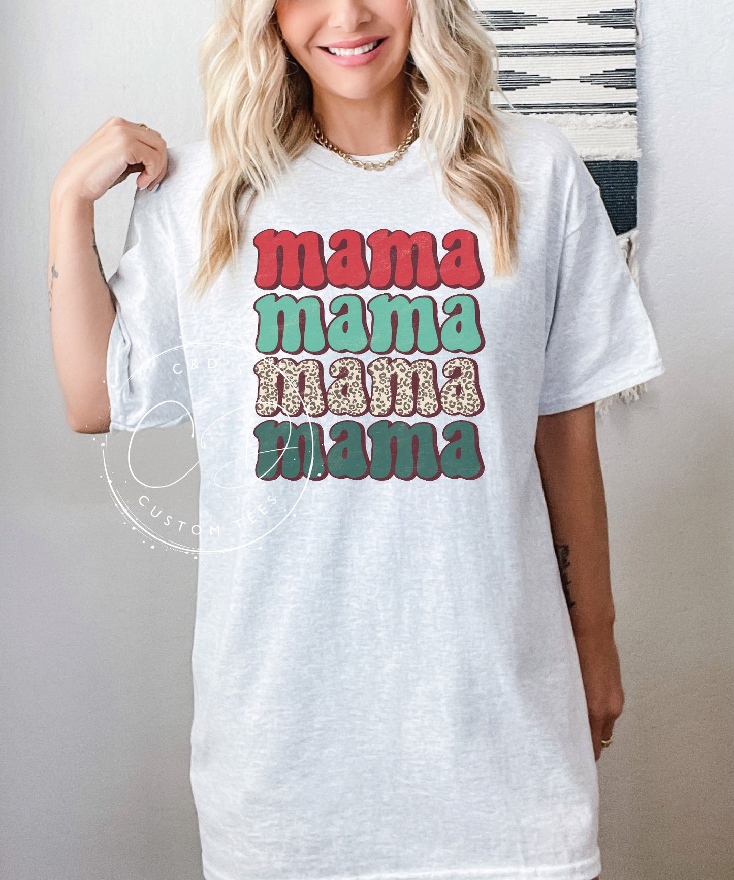 Mama Christmas Graphic Tee