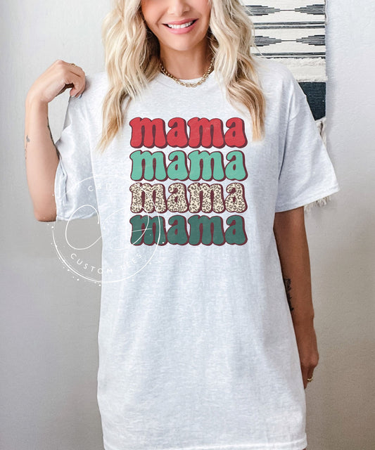 Mama Christmas Graphic Tee