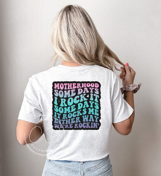 Motherhood Rockin Graphic Tee