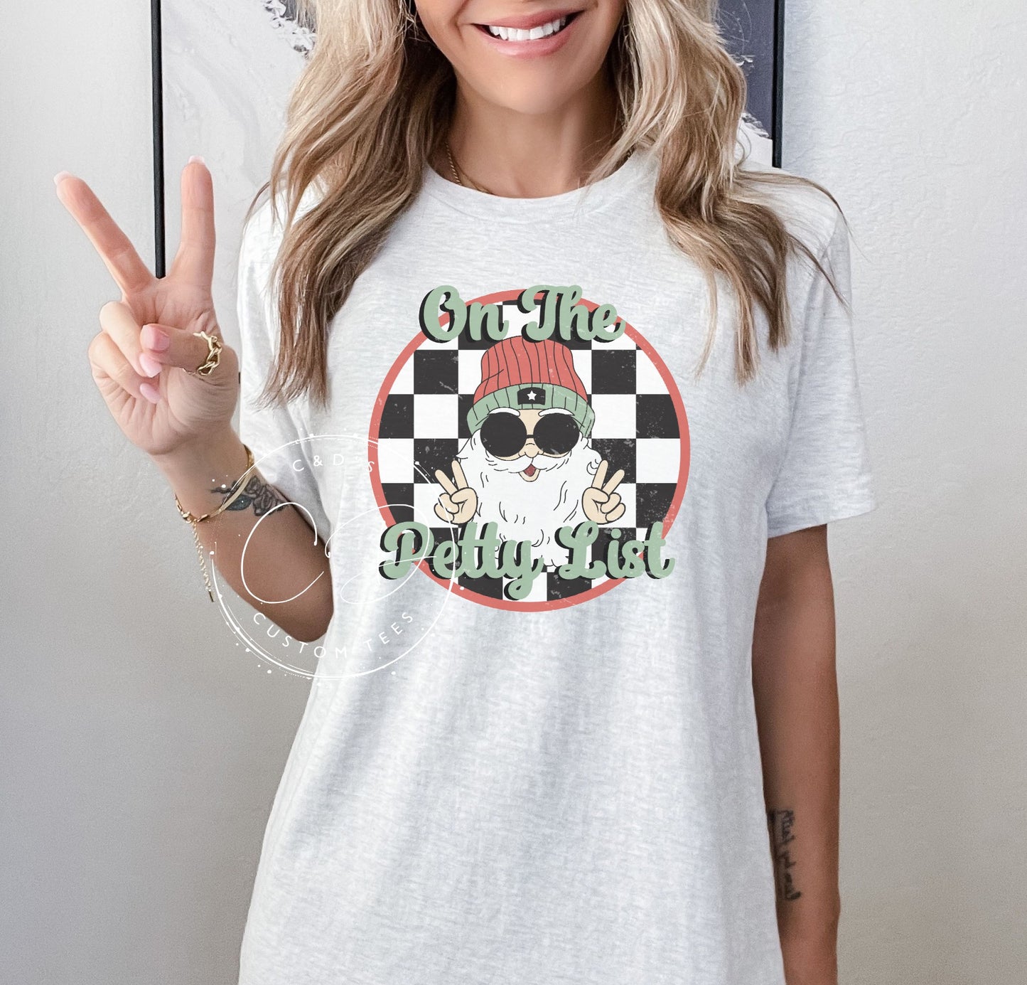 On The Petty List Christmas Graphic Tee