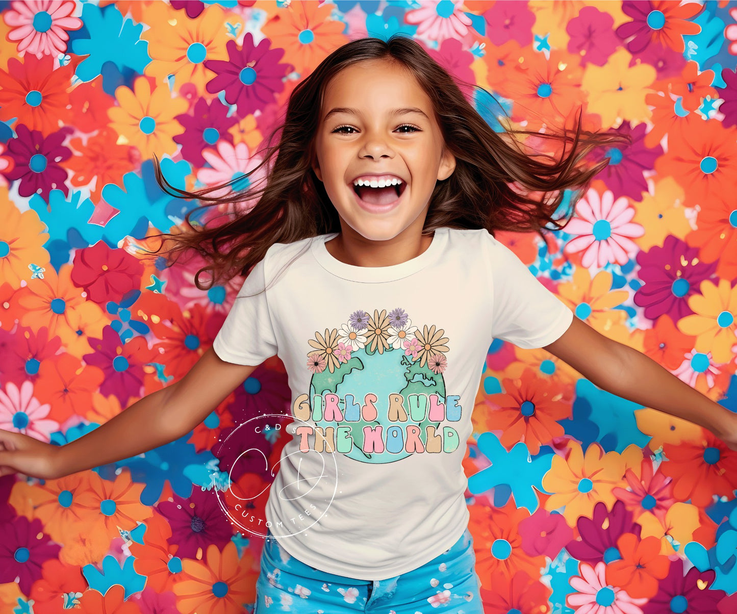 Girls Rule The World Graphic Tee