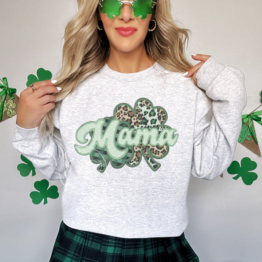 Shamrock Mama Graphic Sweatshirt