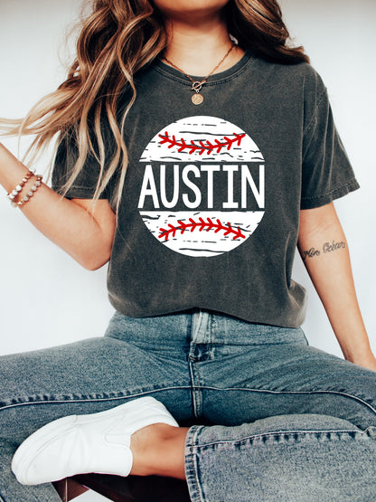 Custom Baseball Comfort Color Tee