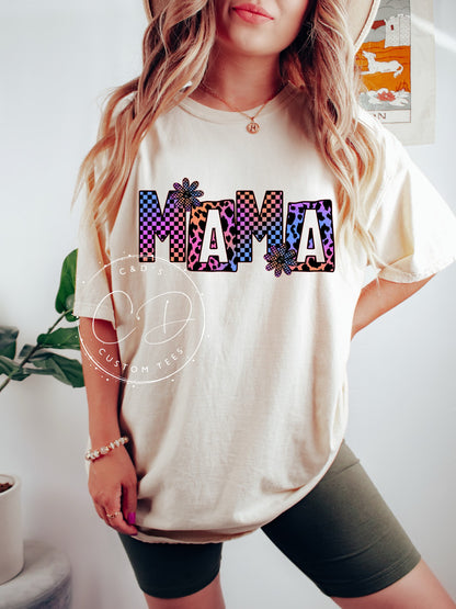 Colorful Mama Comfort Color Tee