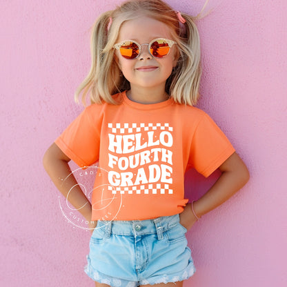 Hello Grades Kids Comfort Color Tee