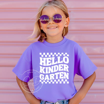 Hello Grades Kids Comfort Color Tee