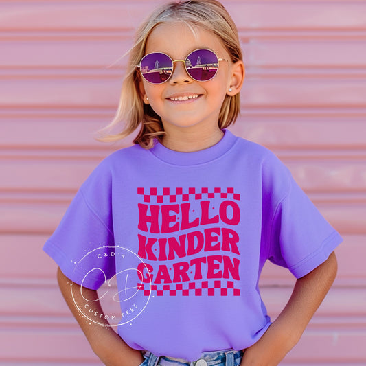 Hello Grades Kids Comfort Color Tee