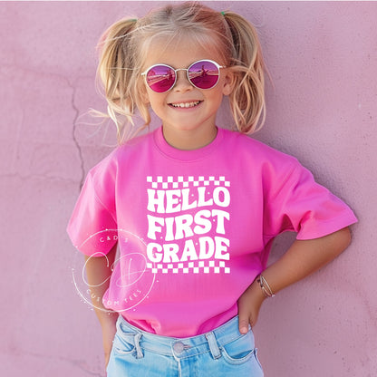 Hello Grades Kids Comfort Color Tee