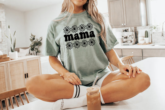 Mama Daisy Comfort Color Tee