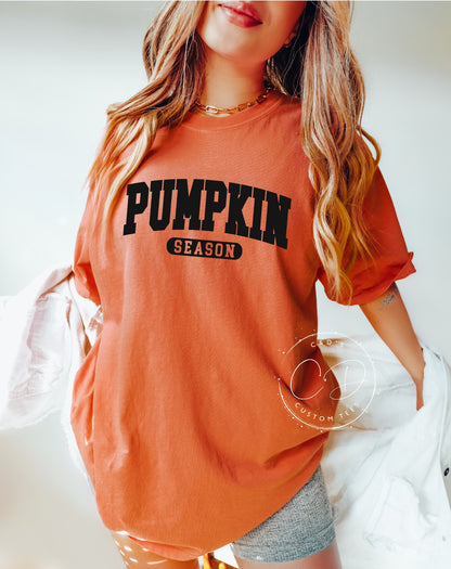 Pumpkin Season Comfort Color Tee