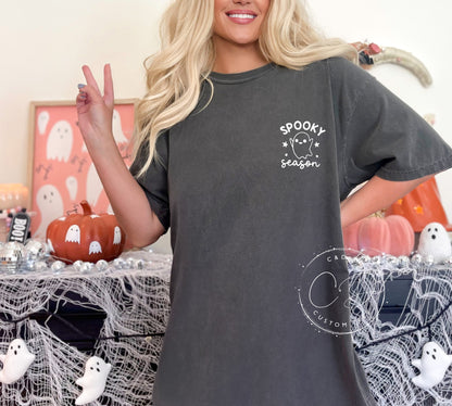 Spooky Season Pocket Comfort Color Tee