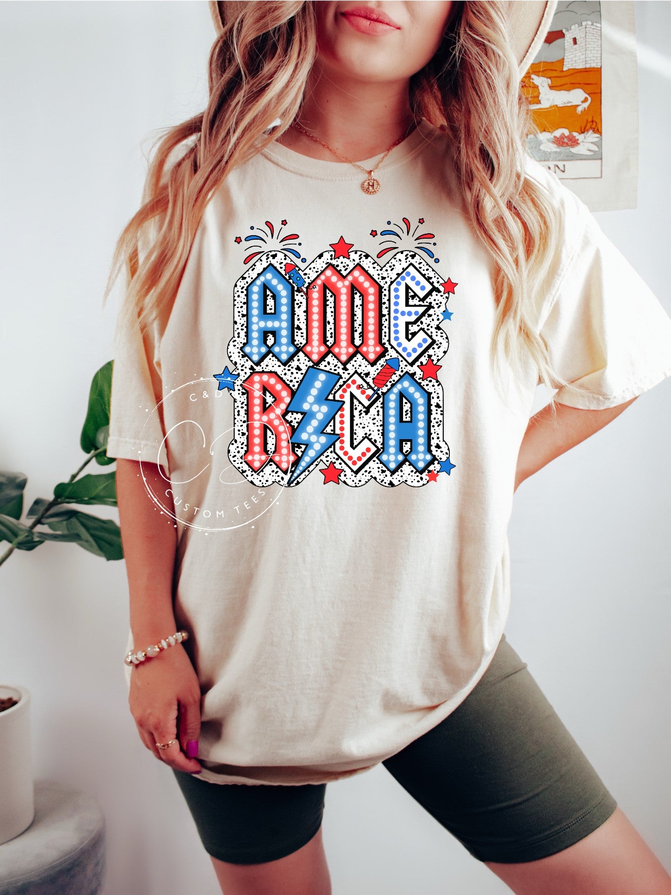 America Comfort Color Tee