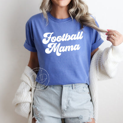 Football Mama Comfort Color Tee