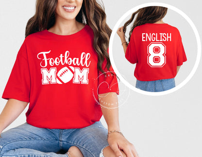 Football Mom Comfort Color Tee