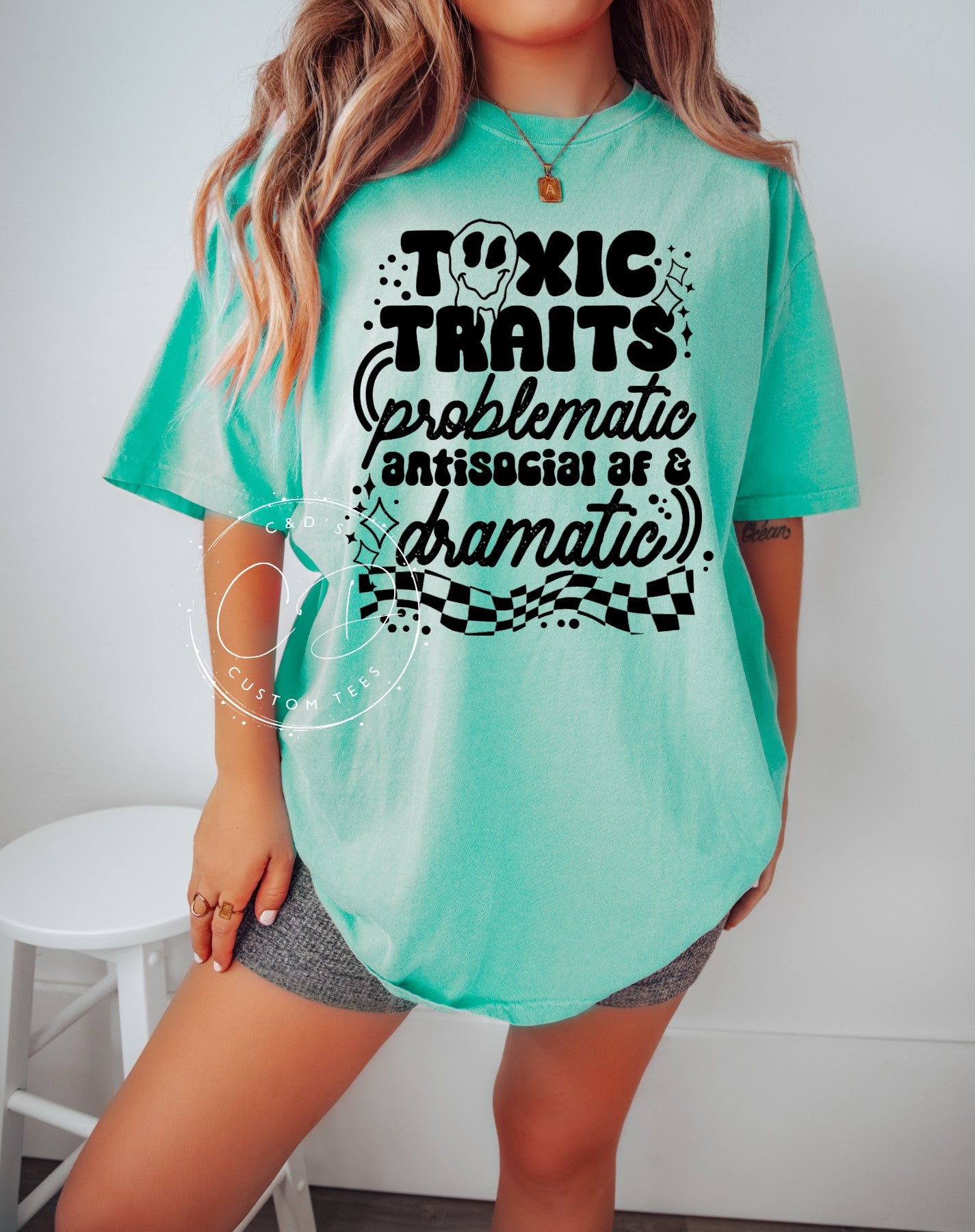 Toxic Traits Comfort Color Tee