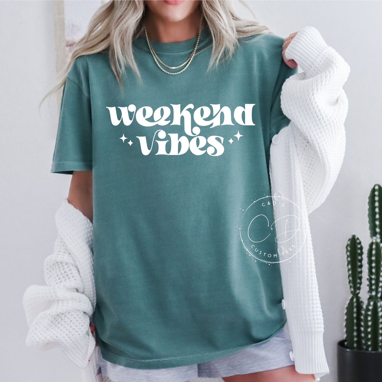 Weekend Vibes Comfort Color Tee