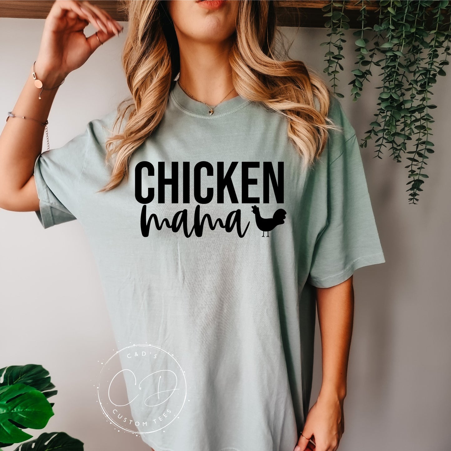 Chicken Mama Comfort Color Tee