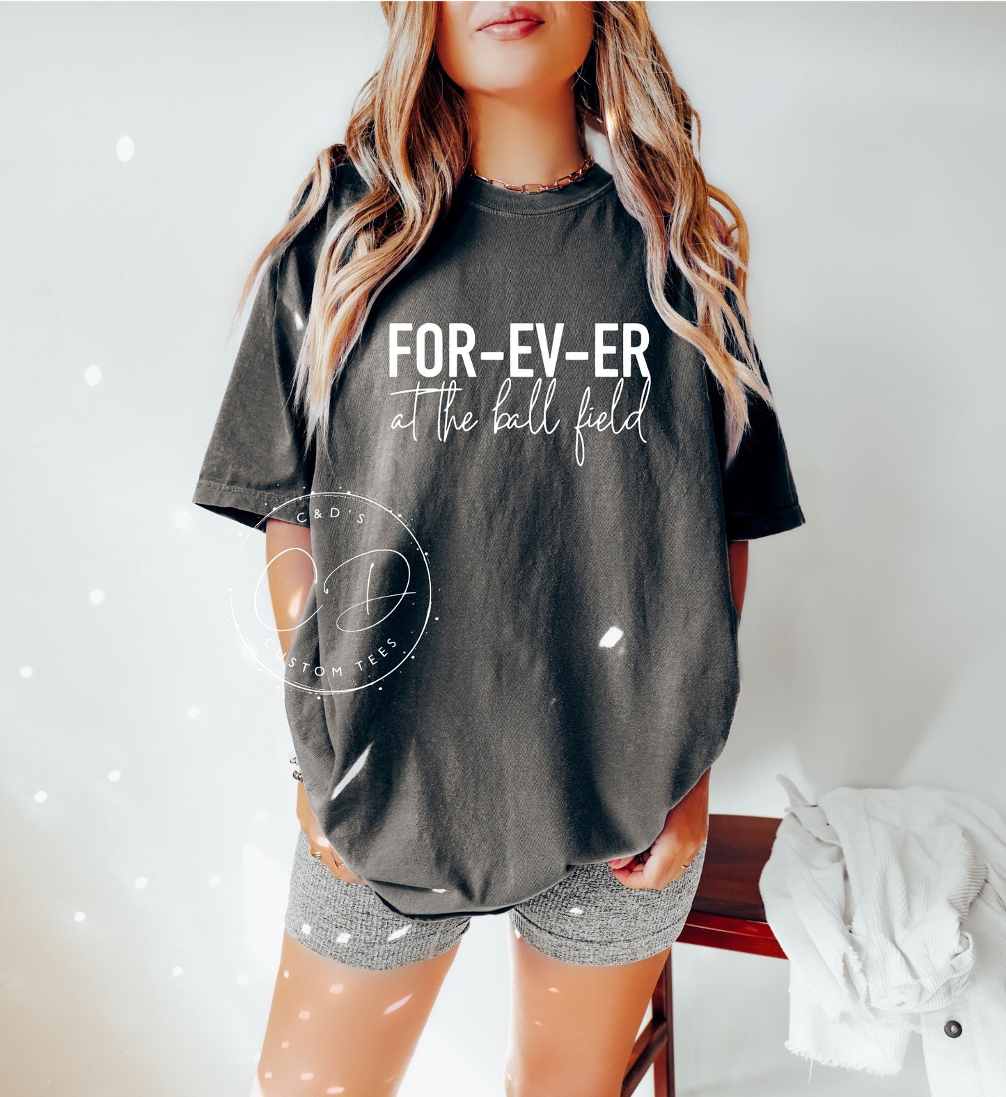 Forever At The Ball Field Comfort Color Tee