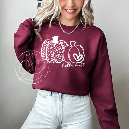 Hello Fall Pumpkins Sweatshirt