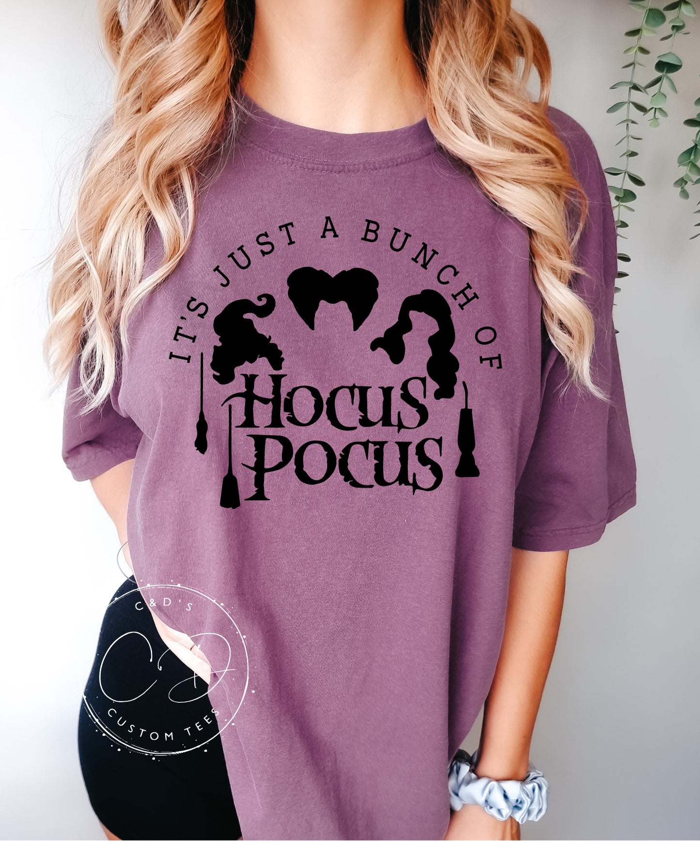 Just A Bunch Of Hocus Pocus Comfort Color Tee