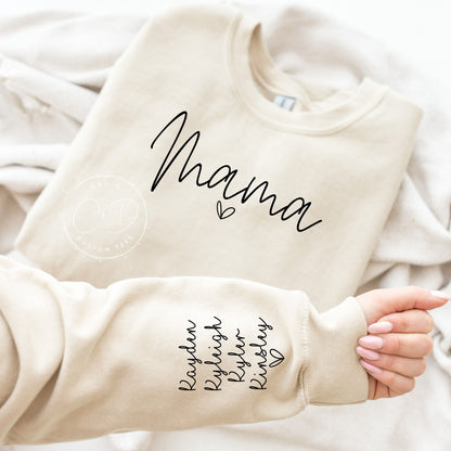 Mama with Names Sweatshirt