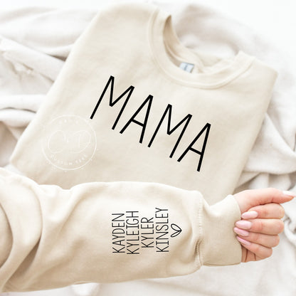 Mama with Names Sweatshirt