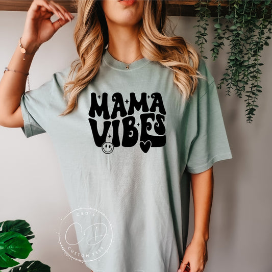 Mama Vibes Comfort Color Tee