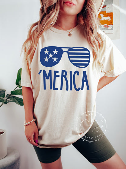 Merica Comfort Color Tee