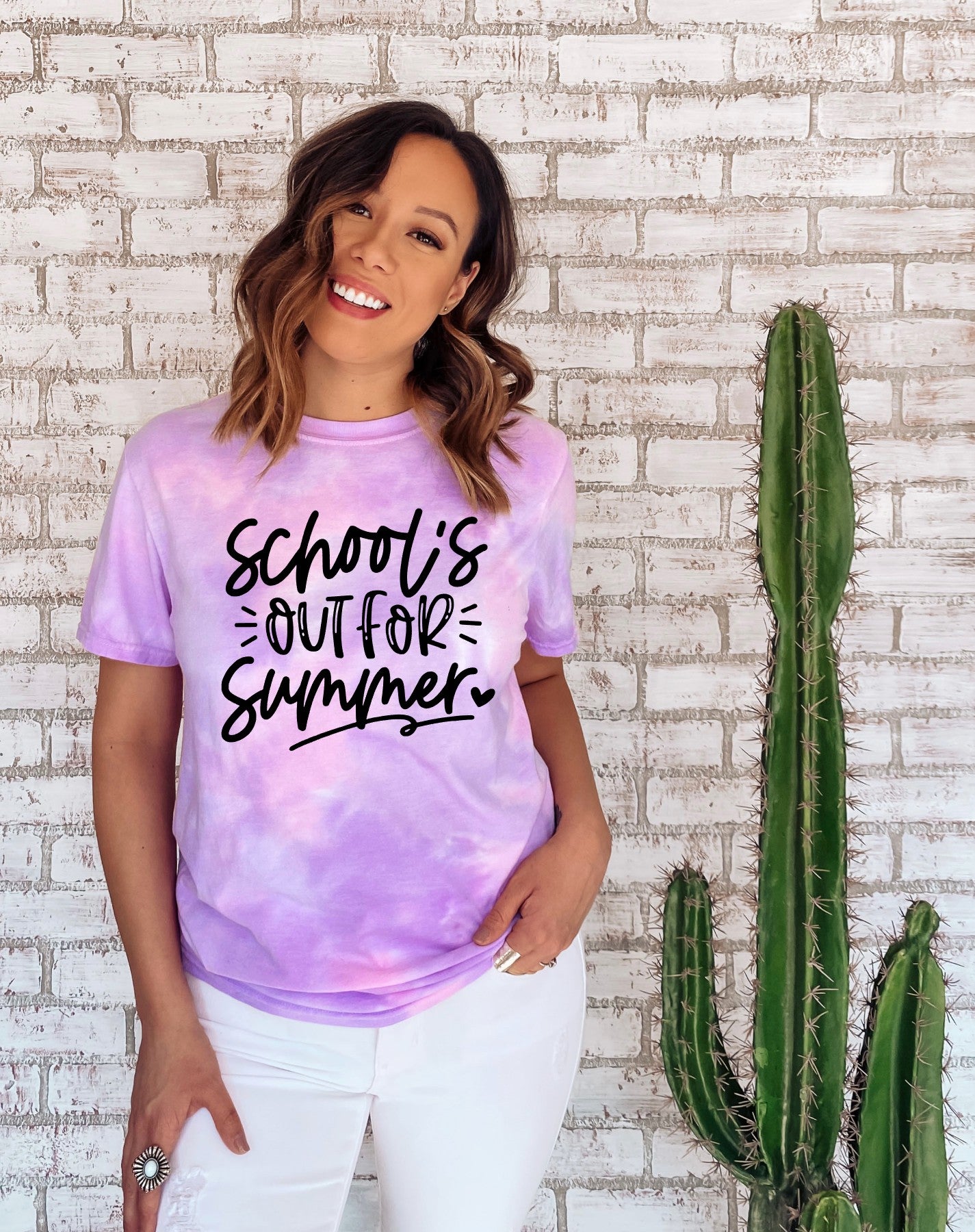 Schools Out For Summer Tie Dye Shirt