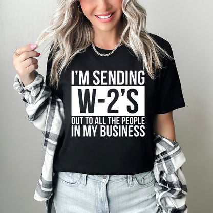 Sending W2's Tee