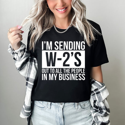 Sending W2's Tee