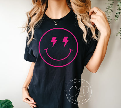 Happy Face Comfort Color Tee