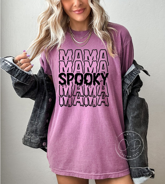 Mama Spooky Comfort Color Tee