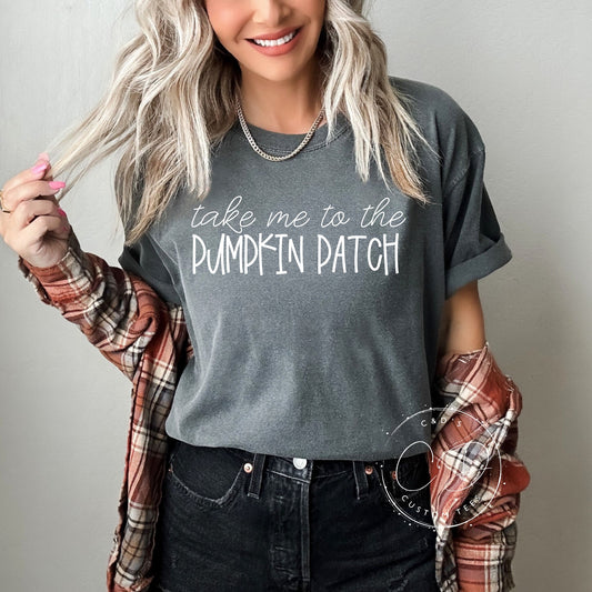 Take Me To The Pumpkin Patch Comfort Color Tee