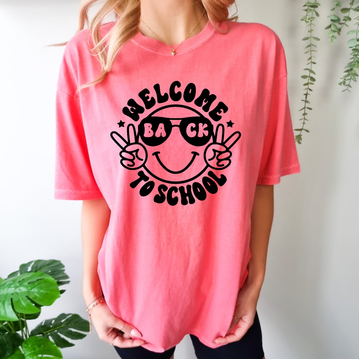 Welcome Back To School Teacher Comfort Color Tee