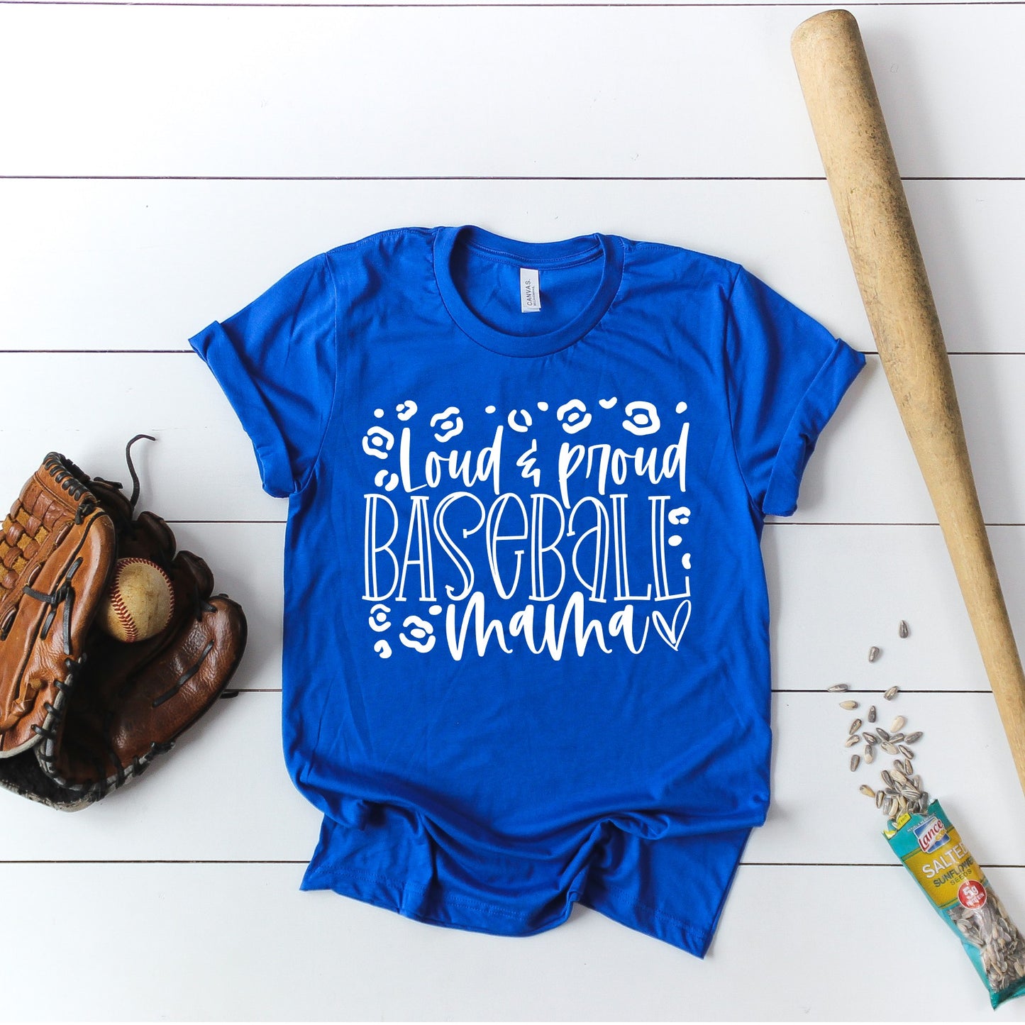 Loud and Proud Baseball Mama Tee