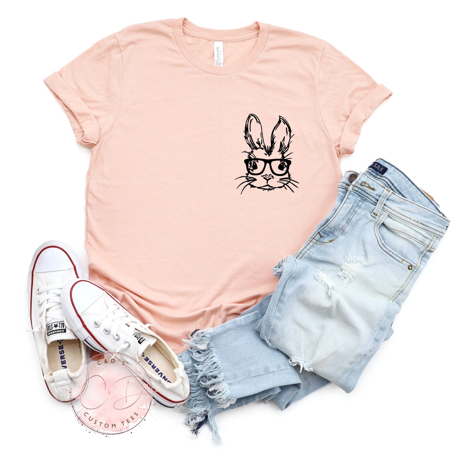 Bunny Glasses Pocket Shirt