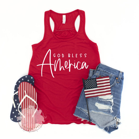 God Bless America Tank Top