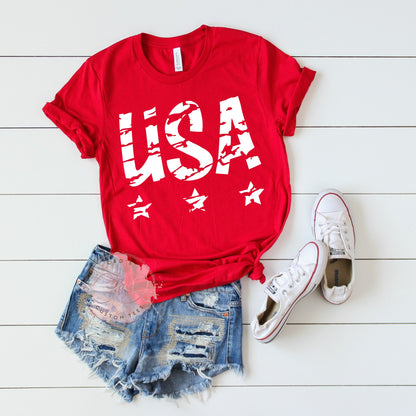 USA Distressed Shirt