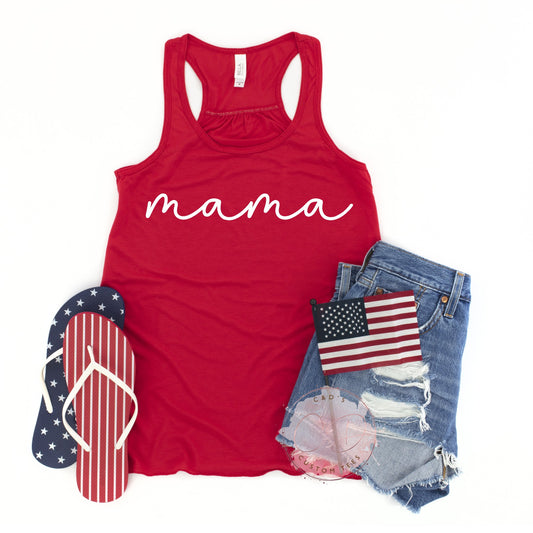 Mama 4th Of July Tank Top