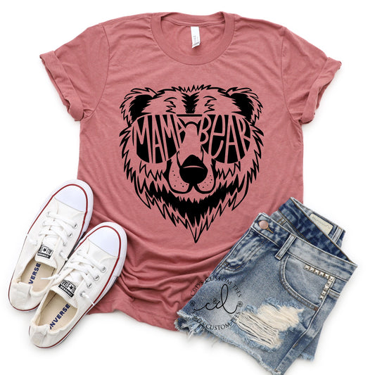 Mama Bear Face Shirt