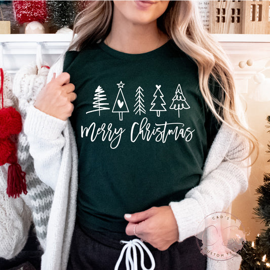 Merry Christmas Trees Shirt