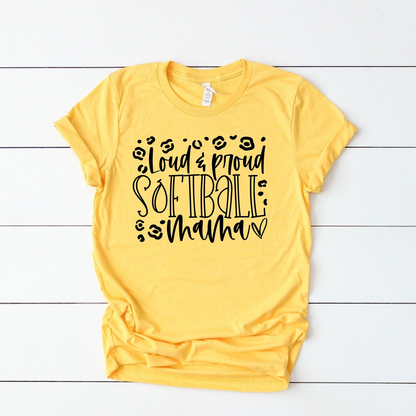 Loud and Proud Softball Mama Tee